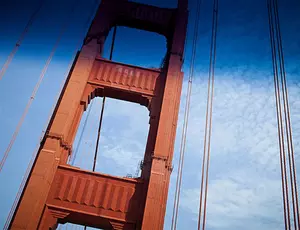 Golden gate in San Francisco, USA