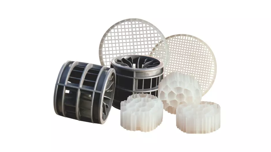  Mídias Ativas de Biofilme AnoxKaldnes™ MBBR da Veolia