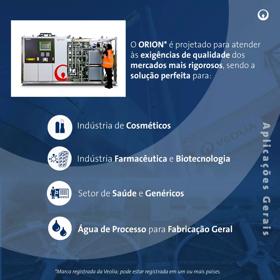 ORION Sistema de Água Purificada