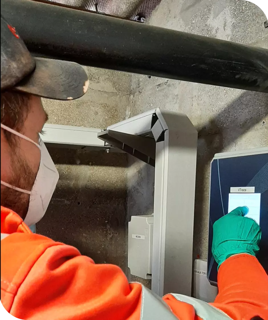 Suporte no local em analisadores