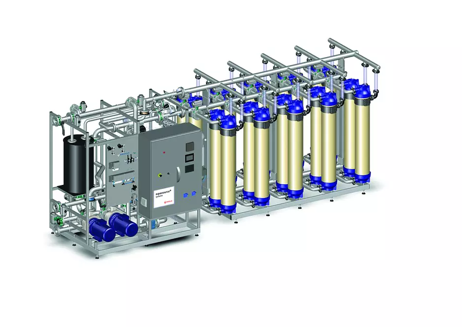 Sistema de ultrafiltração aquasource Z-S da Veolia