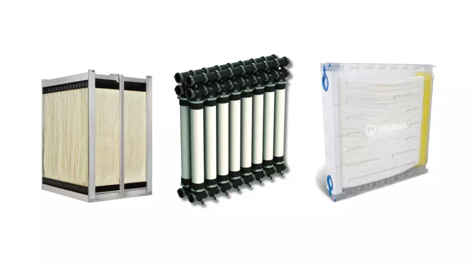Modelos de membranas ZeeWeed da Veolia