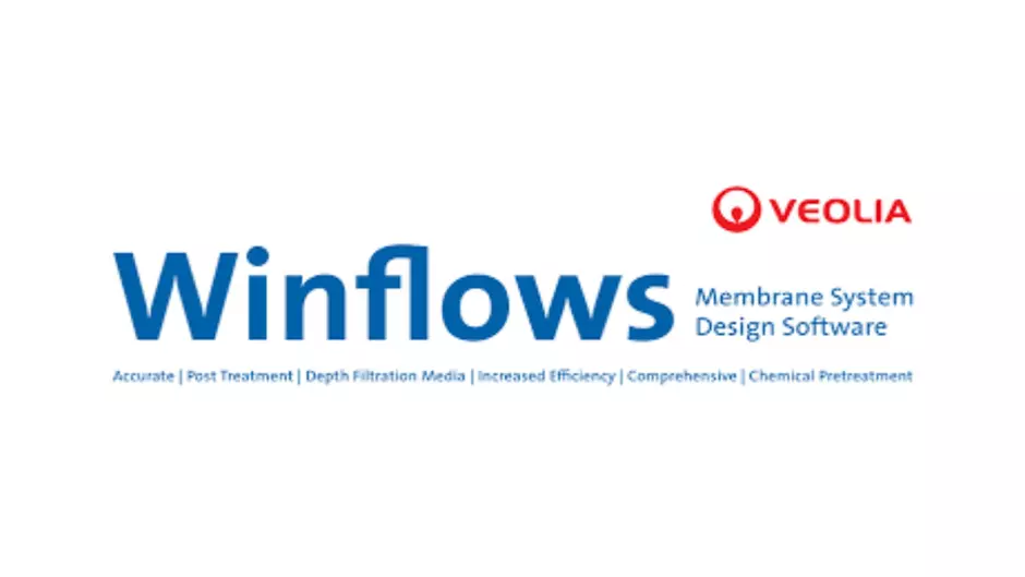 Logo do simulador Winflows da Veolia