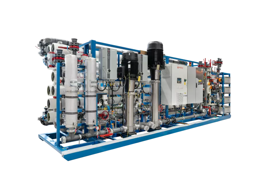 Sistema Configurável PROflex* E-CELL de osmose reversa e eletrodeionização