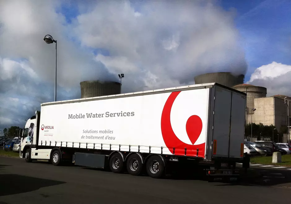 Soluções Móveis de Tratamento de Água da Veolia