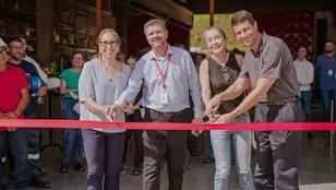 Ribbon-cutting ceremony for the inauguration of the new Mobile Water Service Center