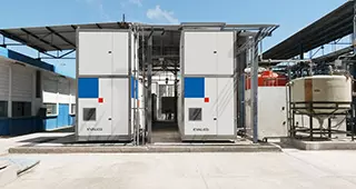 Evaled evaporator RV F 60 surface treatment